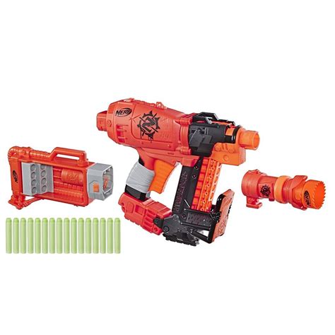 nerf zombie|Nerf Nailbiter Zombie Strike Toy Blaster – 8 Official Zombie Strike.